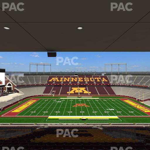 Huntington Bank Stadium - Section Outdoor Club 3 Seat View