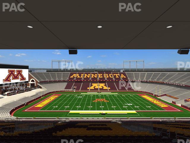 Huntington Bank Stadium - Section Outdoor Club 3 Seat View Huntington Bank Stadium - Section Outdoor Club 3 Seat View