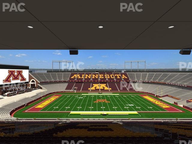 Huntington Bank Stadium - Section Outdoor Club 3 Seat View