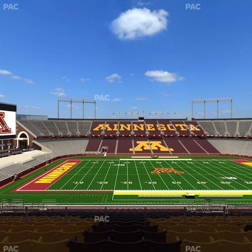 Huntington Bank Stadium - Section Outdoor Club 4 Seat View