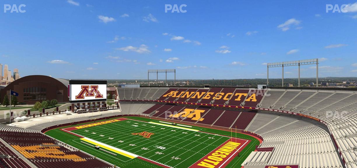 Huntington Bank Stadium - Section Suite 3 Seat View