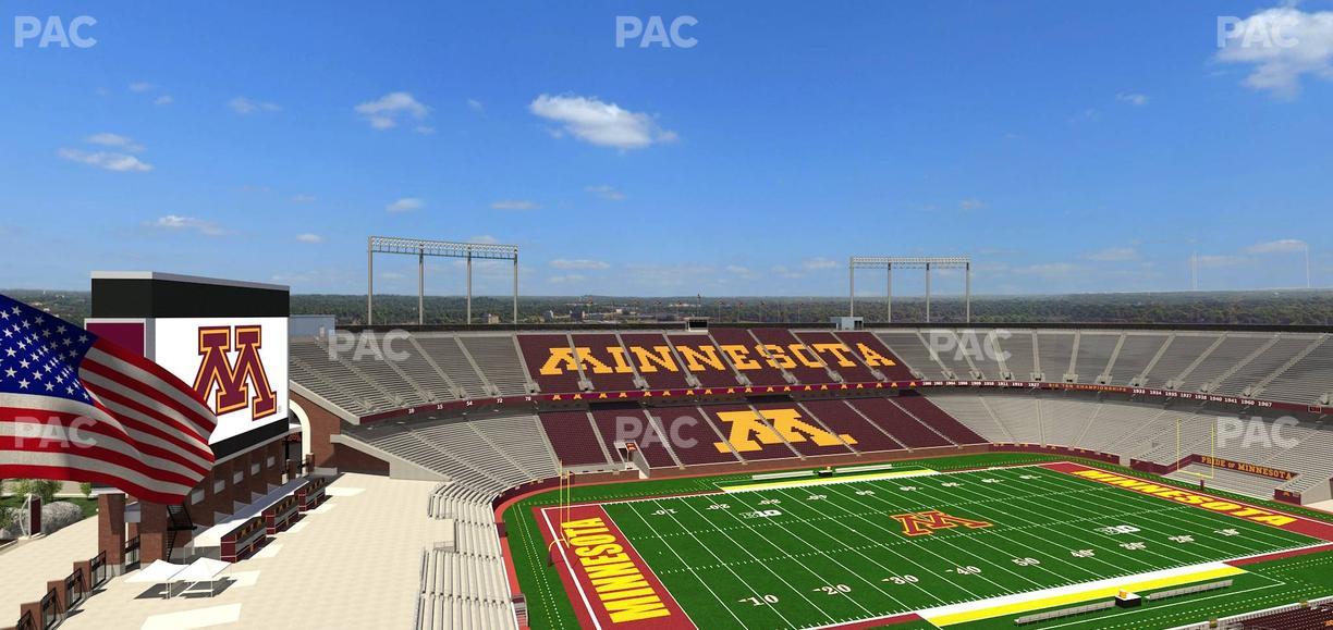 Huntington Bank Stadium - Section Suite 36 Seat View