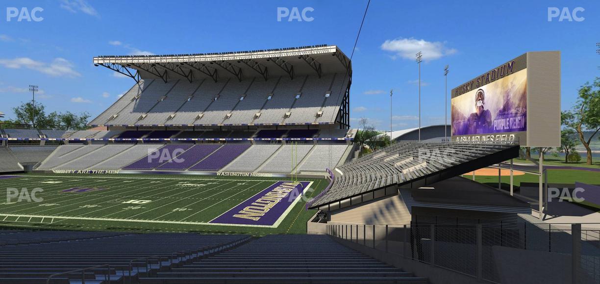 Husky Stadium - Section 101 Seat View