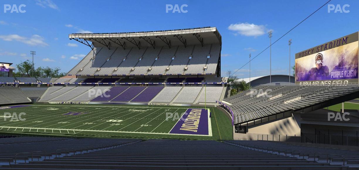 Husky Stadium - Section 102 Seat View
