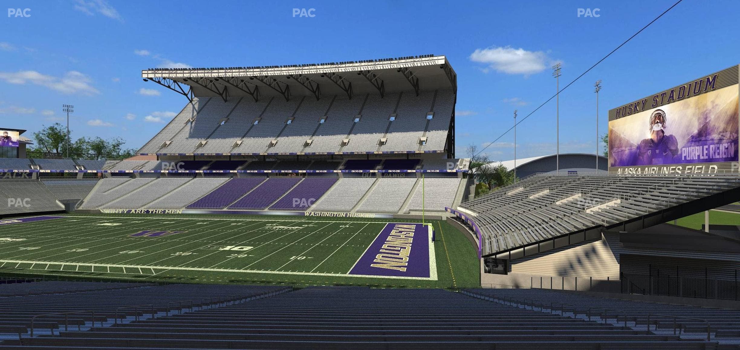 Husky Stadium - Section 102 Seat View