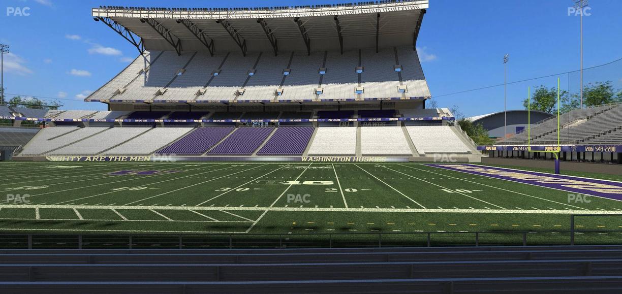 Husky Stadium - Section 104 Seat View