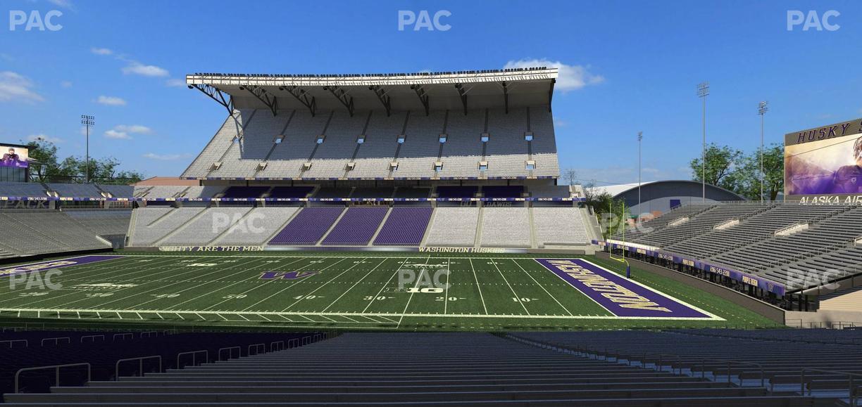 Husky Stadium - Section 104 Seat View