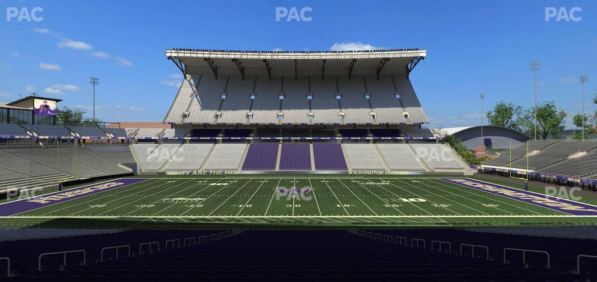 Husky Stadium - Section 106 Seat View
