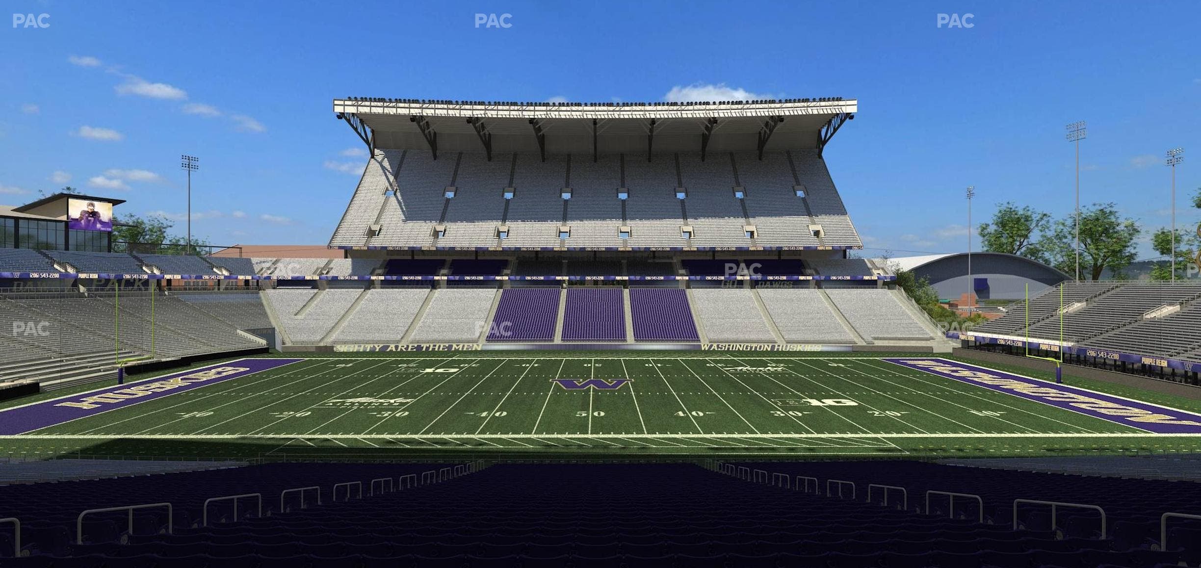 Husky Stadium - Section 106 Seat View