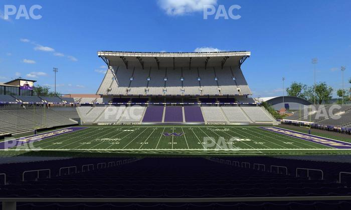Husky Stadium - Section 106 Seat View