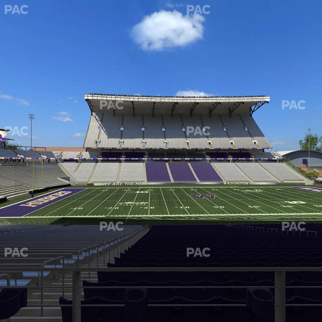 Husky Stadium - Section 107 Seat View
