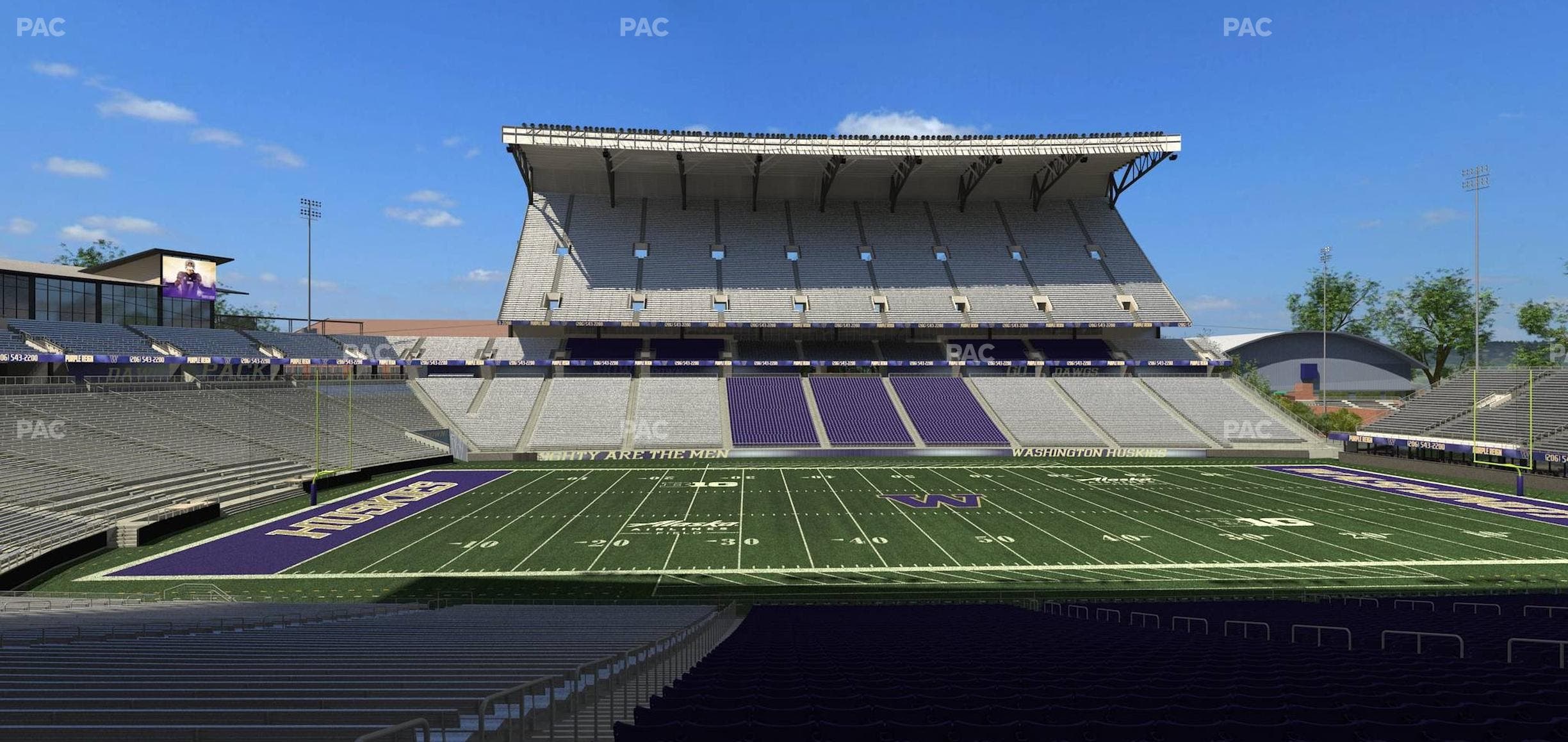 Husky Stadium - Section 107 Seat View