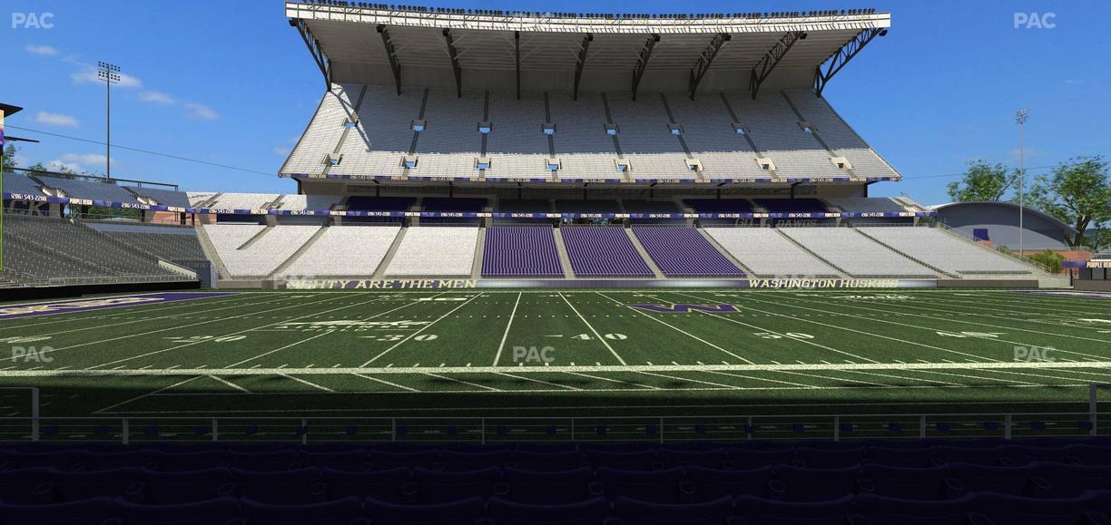 Husky Stadium - Section 107 Seat View