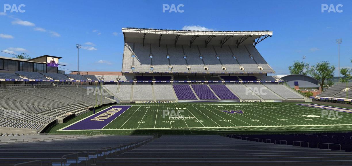 Husky Stadium - Section 108 Seat View