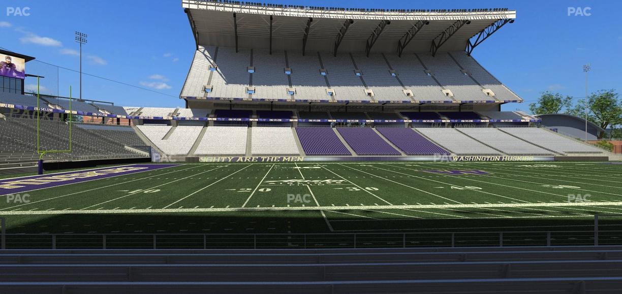 Husky Stadium - Section 108 Seat View