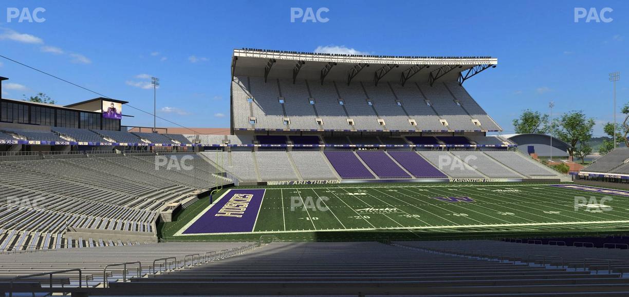 Husky Stadium - Section 109 Seat View