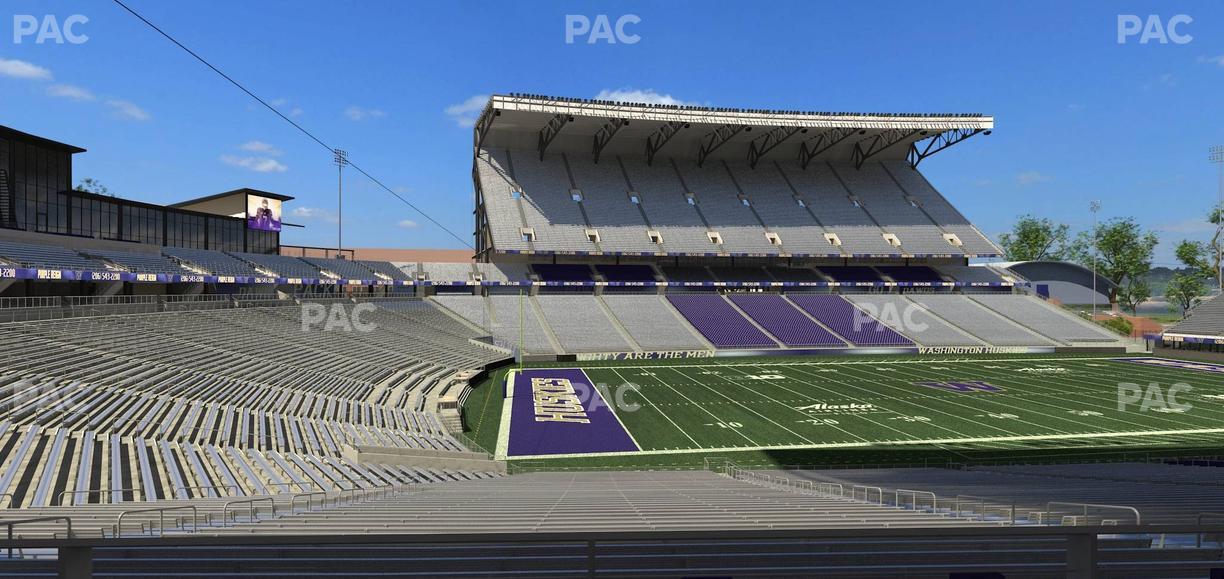Husky Stadium - Section 110 Seat View