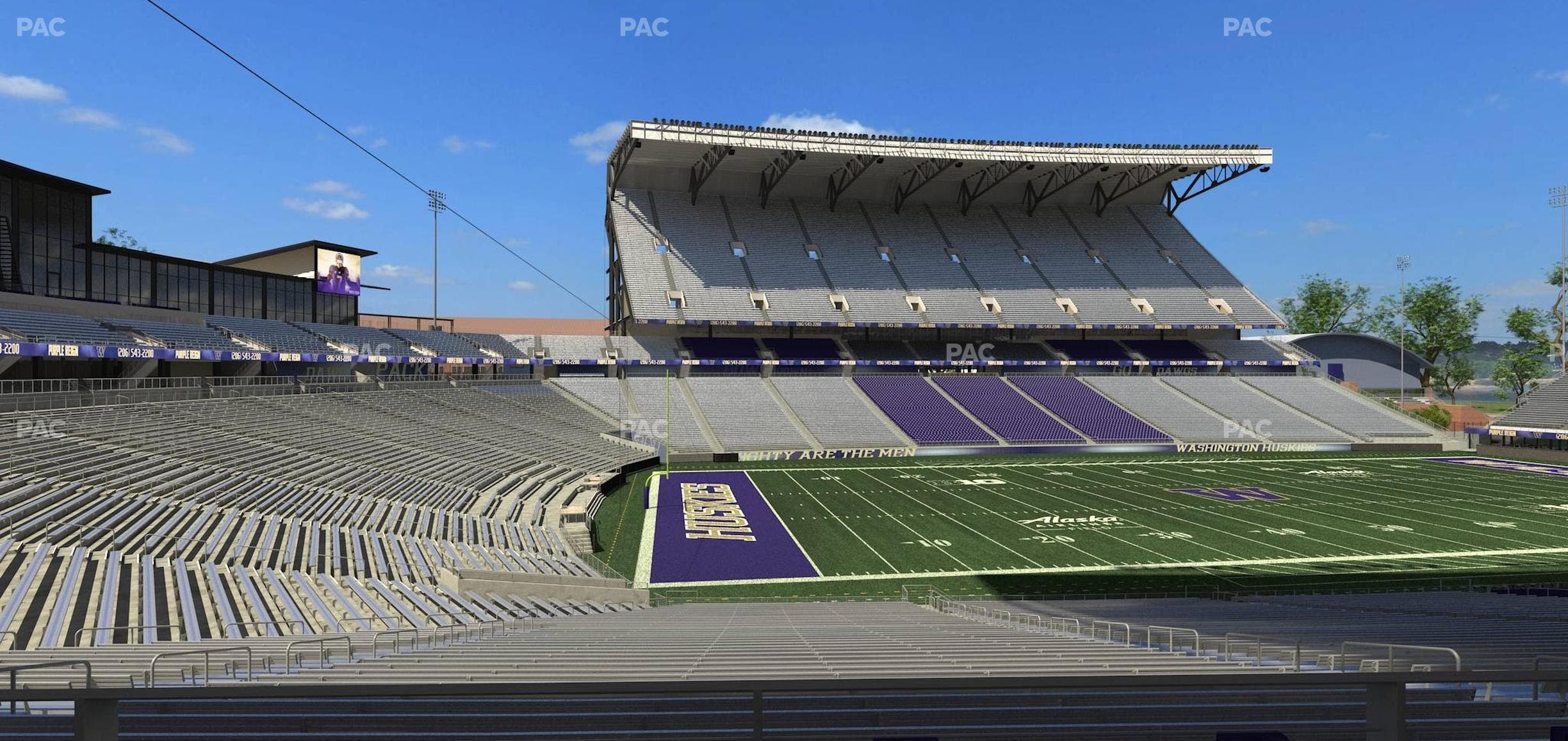 Husky Stadium - Section 110 Seat View