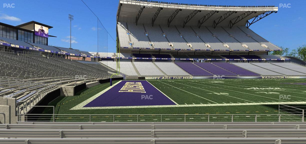 Husky Stadium - Section 110 Seat View