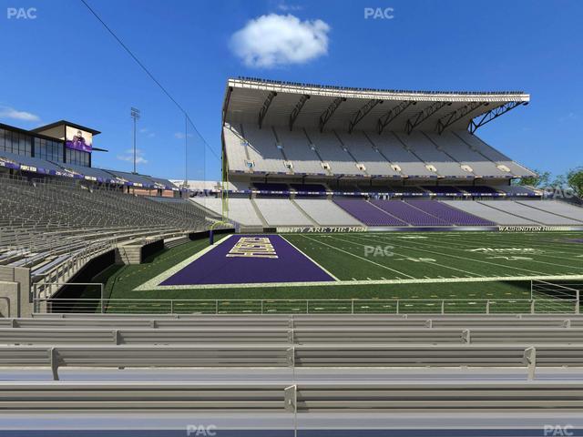 Husky Stadium - Section 110 Seat View
