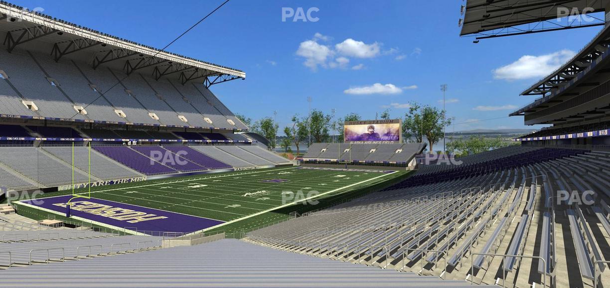 Husky Stadium - Section 114 Seat View