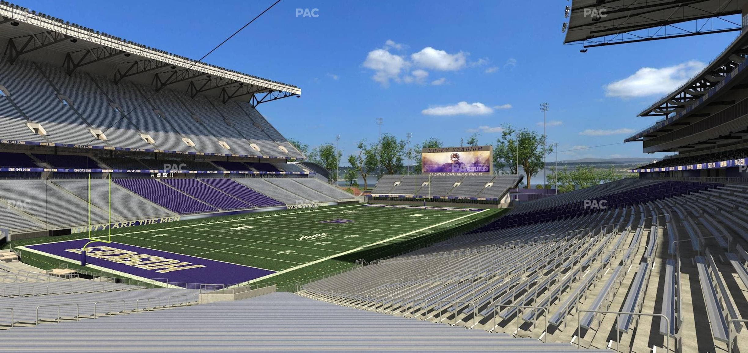 Husky Stadium - Section 114 Seat View