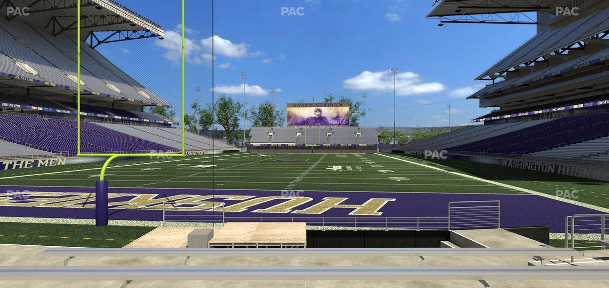 Husky Stadium - Section 117 Seat View