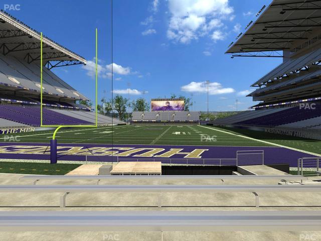 Husky Stadium - Section 117 Seat View