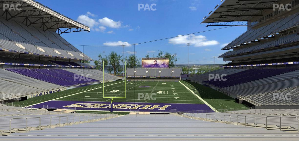 Husky Stadium - Section 117 Seat View