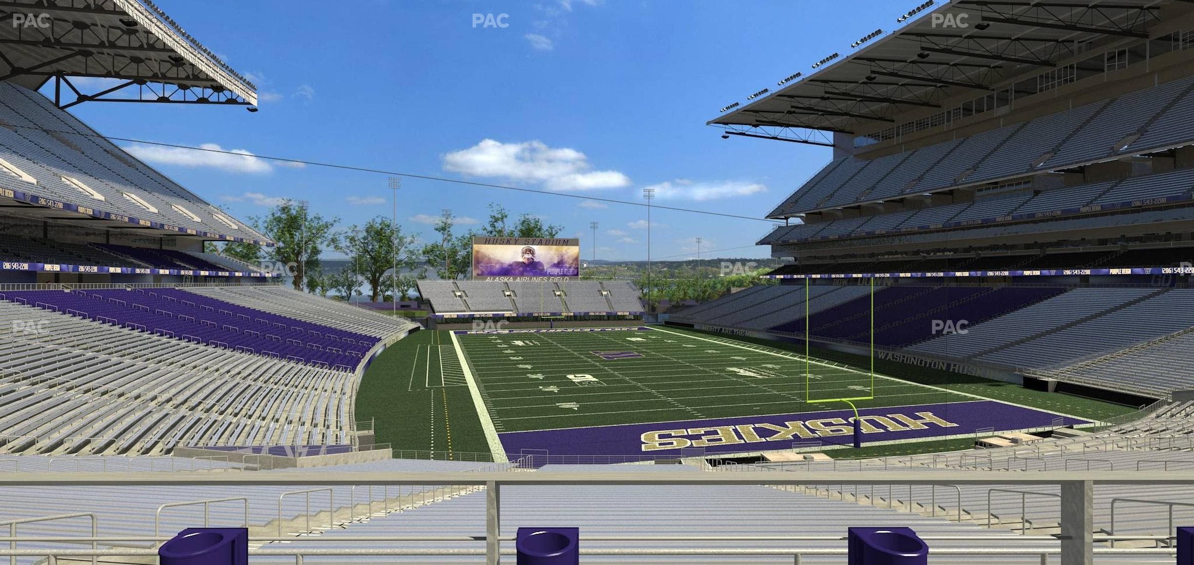 Husky Stadium - Section 120 Seat View