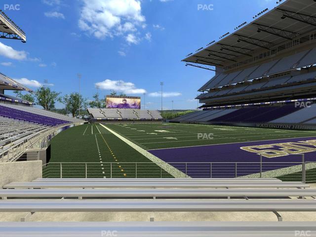 Husky Stadium - Section 121 Seat View