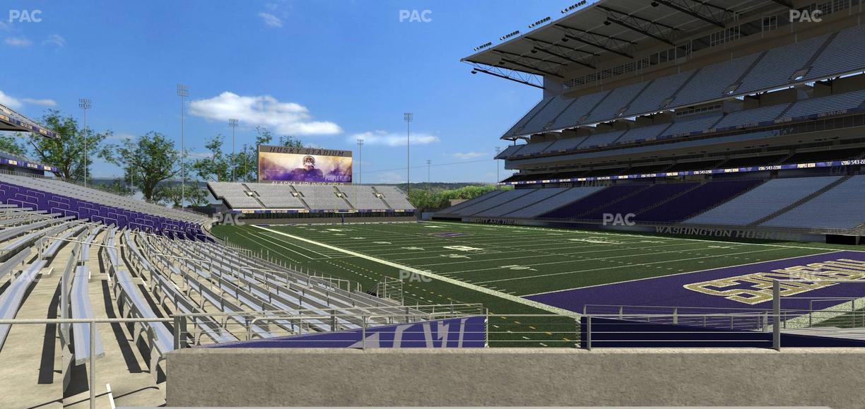 Husky Stadium - Section 122 Seat View