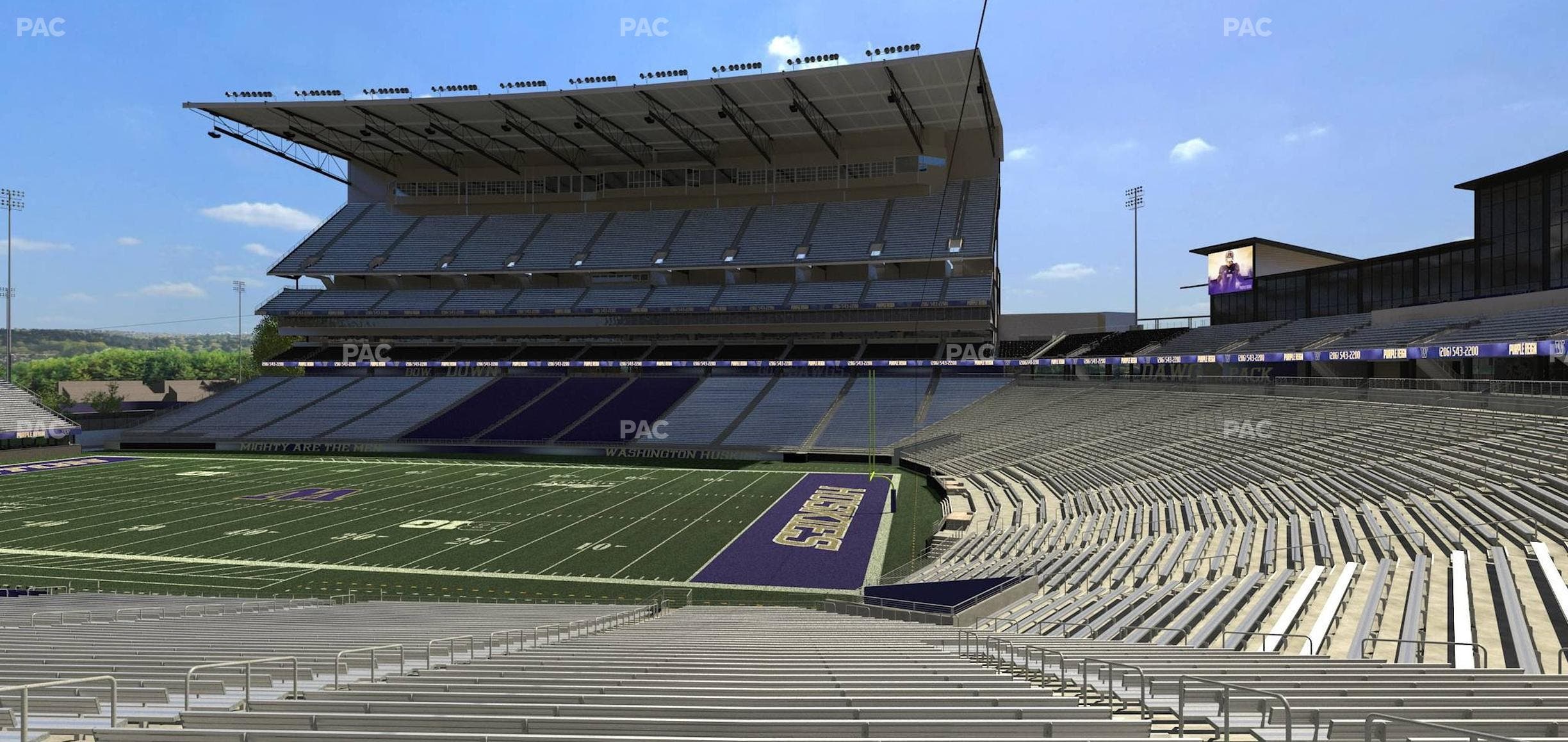 Husky Stadium - Section 125 Seat View