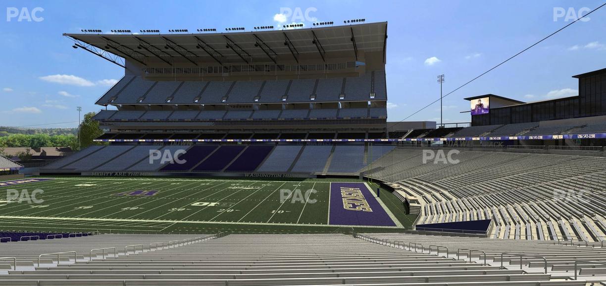 Husky Stadium - Section 126 Seat View