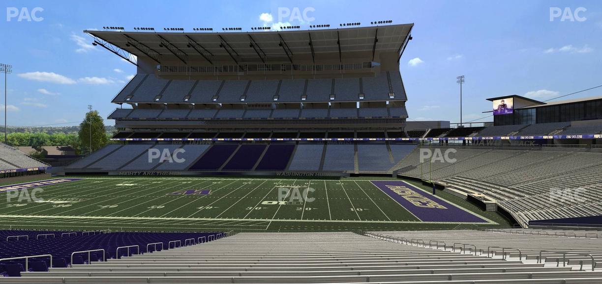 Husky Stadium - Section 127 Seat View