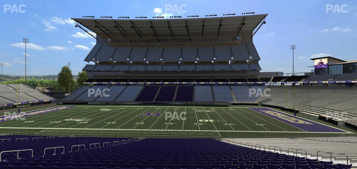 Husky Stadium - Section 128 Seat View