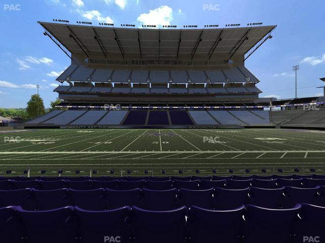 Husky Stadium - Section 129 Seat View