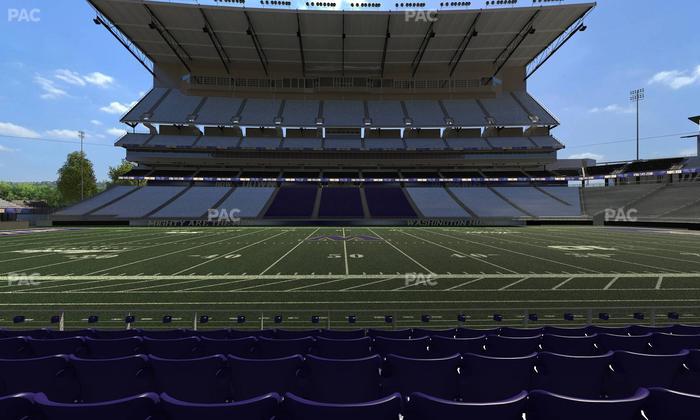 Husky Stadium - Section 129 Seat View