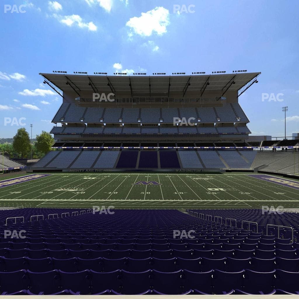 Husky Stadium - Section 129 Seat View
