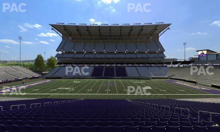 Husky Stadium - Section 129 Seat View