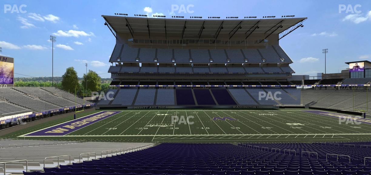 Husky Stadium - Section 130 Seat View