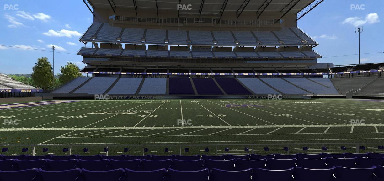 Husky Stadium - Section 130 Seat View