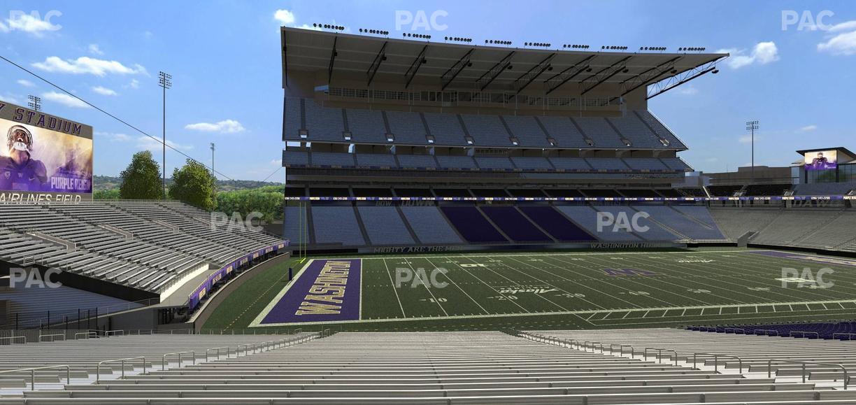 Husky Stadium - Section 132 Seat View