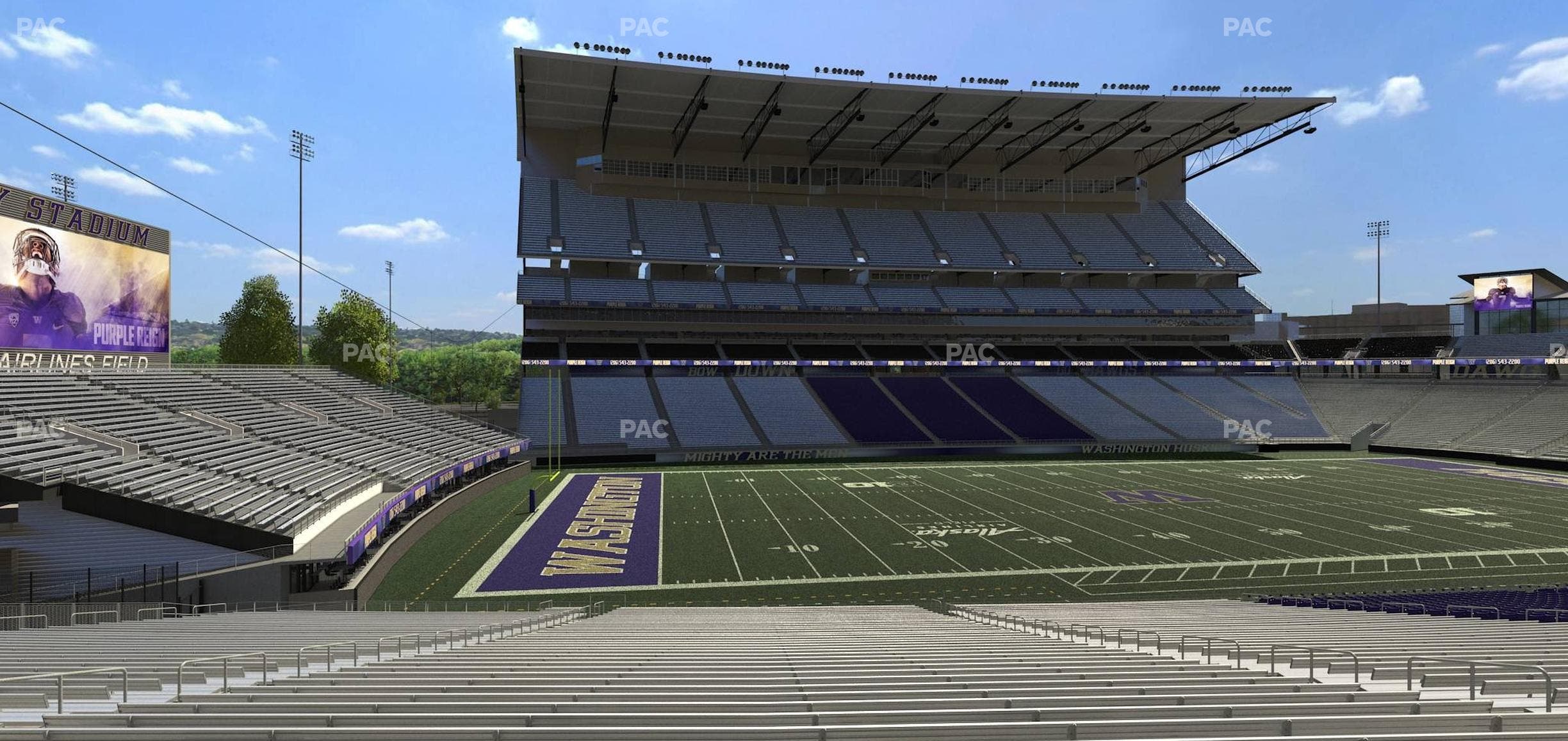 Husky Stadium - Section 132 Seat View