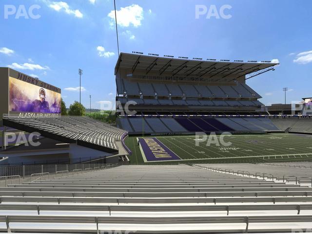 Husky Stadium - Section 133 Seat View
