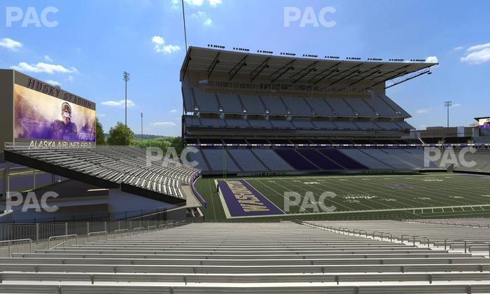 Husky Stadium - Section 133 Seat View