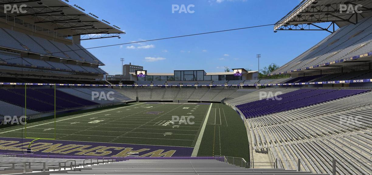 Husky Stadium - Section 135 Seat View