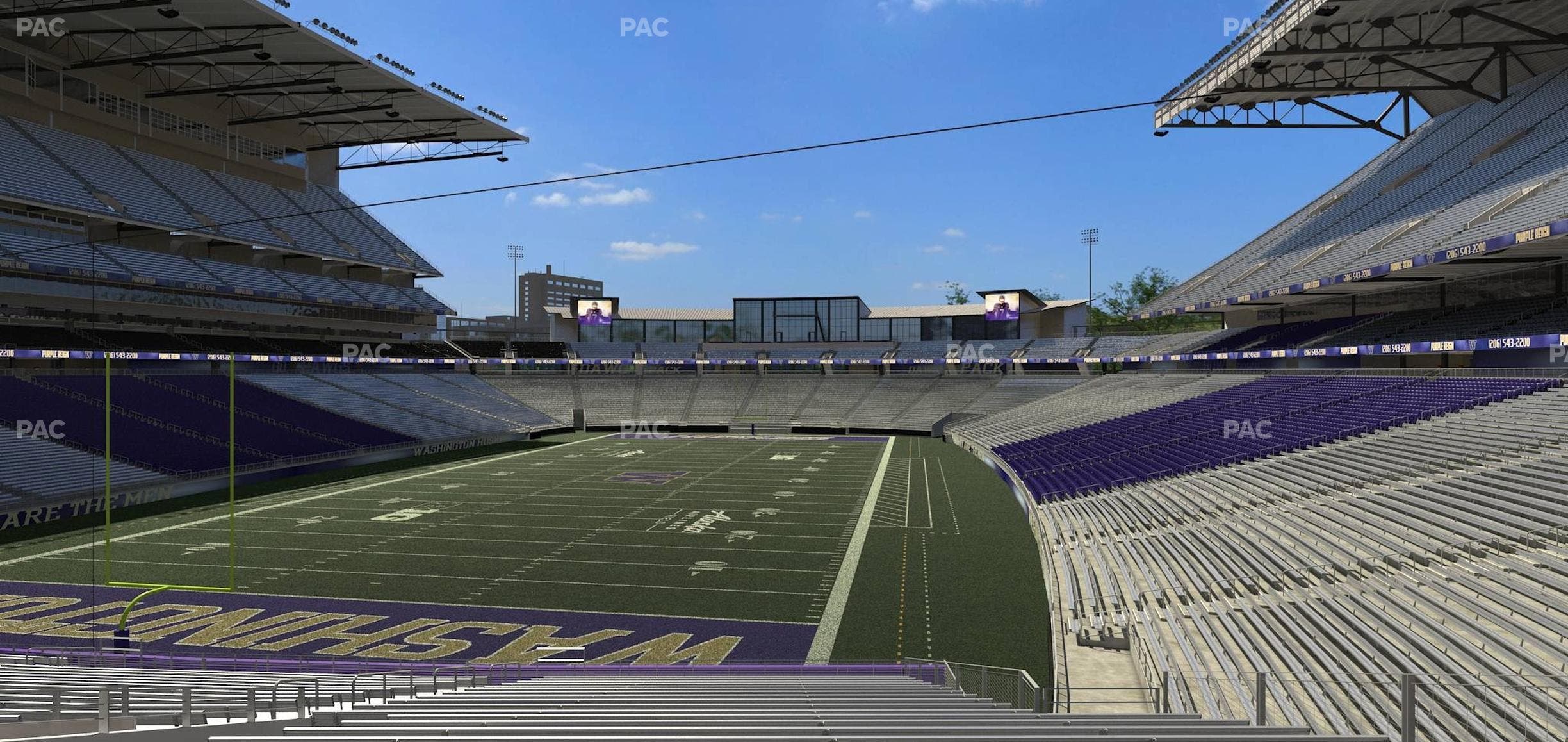 Husky Stadium - Section 135 Seat View