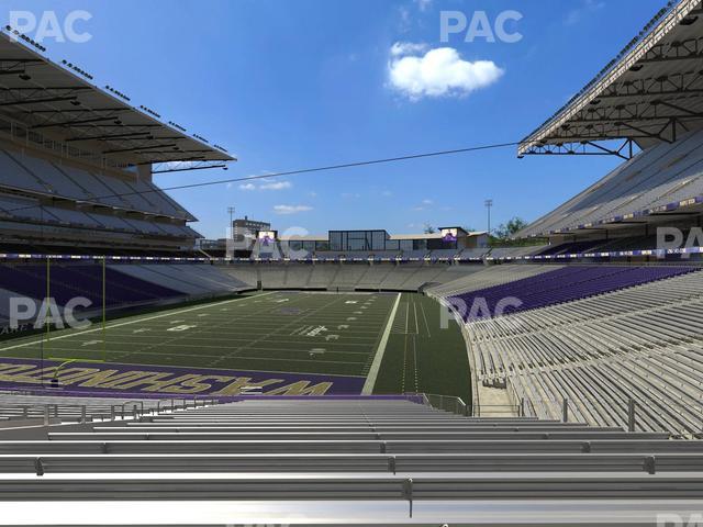 Husky Stadium - Section 135 Seat View