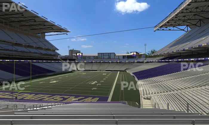 Husky Stadium - Section 135 Seat View